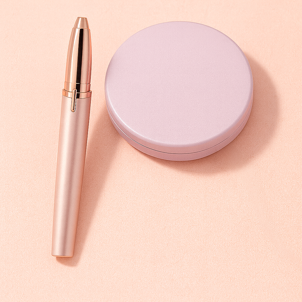 Mini miroir de maquillage LED portable