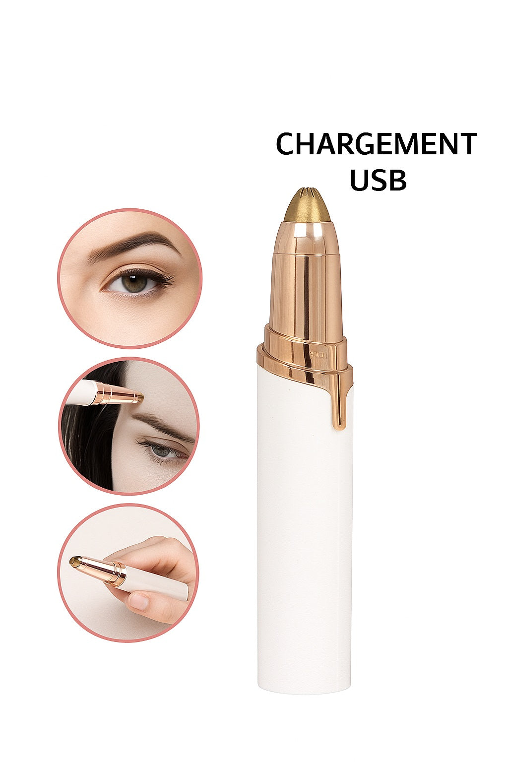 Rasoir de sourcils USB