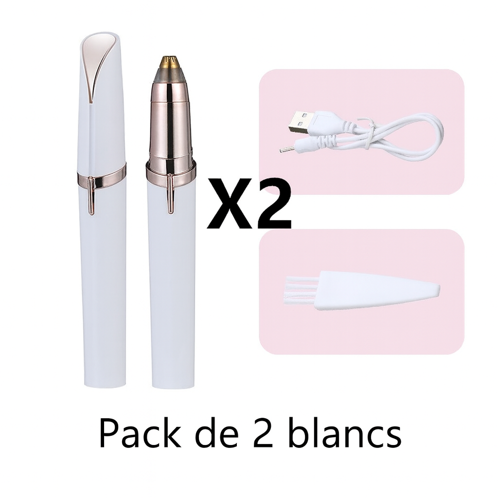 2 Rasoirs de sourcils USB
