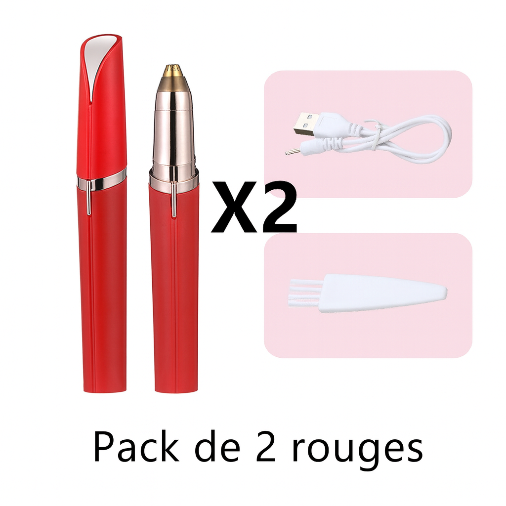 2 Rasoirs de sourcils USB